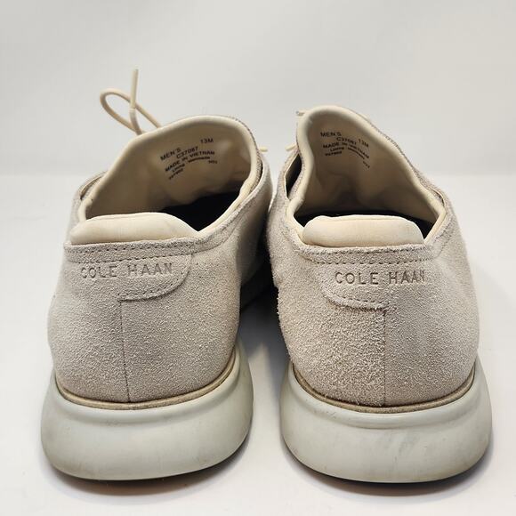 Cole Haan ZeroGrand Cream Suede Perforated Oxford Shoes Men Size 13M Casual Work main image 6